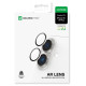 Amazingthing AR 2 Lens Glass Full Clear Tempered Glass for iPhone 16 / 16 Plus - Transparent