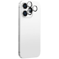 Amazingthing AR 3 Lens Glass Full Clear Tempered Glass for iPhone 16 Pro / 16 Pro Max - Transparent