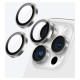 Amazingthing AR 3 Lens Glass Full Clear Tempered Glass for iPhone 16 Pro / 16 Pro Max - Transparent