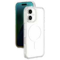 Amazingthing Titan Pro Mag Case with Magnetic Ring for iPhone 16 Plus - Transparent