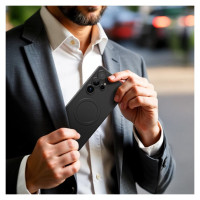 Amazingthing Minimal Air Case with Magnetic Ring for Samsung Galaxy S25 Ultra - Black