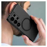 Amazingthing Minimal Mag Case with Magnetic Ring for Samsung Galaxy S25 Ultra - Black
