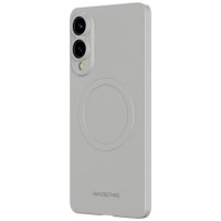 Amazingthing Minimal Air Case with Magnetic Ring for Samsung Galaxy S25 Edge - Gray