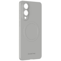 Amazingthing Minimal Air Case with Magnetic Ring for Samsung Galaxy S25 Edge - Gray