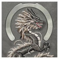 Nimmy Dragon MagSafe Case for iPhone 16 Pro Max - Gray