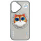 Nimmy Glasses Cool Cat MagSafe Case for iPhone 16 - Gray