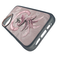 Nimmy Magnetic Fantasy Animal MagSafe iPhone 16 Case - Rose Gold
