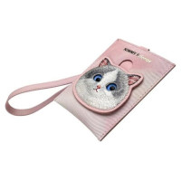 Nimmy Big Eyed Pet 2.0 Cat Wallet Card Holder - Pink