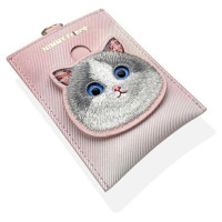 Nimmy Big Eyed Pet 2.0 Cat Wallet Card Holder - Pink