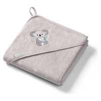 Babyono Bambusa dvielis ar kapuci 100x100 cm 346/06 grey [A]