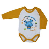 Koala Baby Bodijs PIMPUŠ yellow 68 cm 10-937