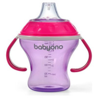 Babyono Krūze ar mīksto uzgali 180 ml BabyOno 1456/02 pink