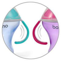 Babyono Krūze ar mīksto uzgali 180 ml BabyOno 1456/02 pink