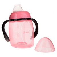 Akuku Krūze ar mīksto uzgali AKUKU A0429 pink