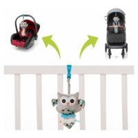 4Baby Muzikālā rotaļlieta OWL blue 4BABY OB01