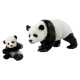 Lean Toys* Panda ar mazuli, figūriņu komplekts 71281 (Wild)