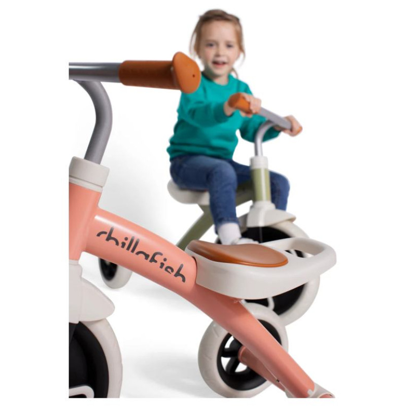 Chillafish Ziggi trīsritenis - 12'' rozā - CPZG01SAL