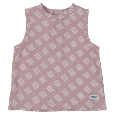 Lodger Tank Topper Tribe Muslin vasaras mazuļu krekliņ&scaron; bez piedurknēm, Rose, 68 cm - TP 107_68