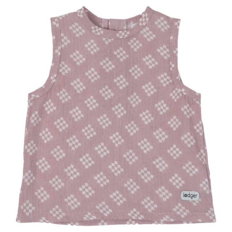 Lodger Tank Topper Tribe Muslin vasaras mazuļu krekliņ&scaron; bez piedurknēm, Rose, 68 cm - TP 107_68