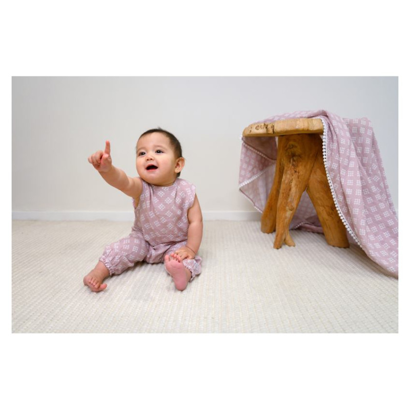 Lodger Hipster Tribe Muslin vasaras mazuļa hipster bikses, Rose, 74 cm - HS 107_74