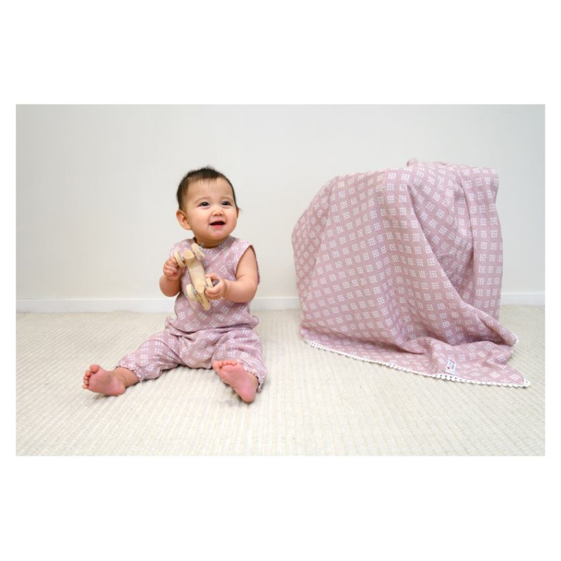 Lodger Hipster Tribe Muslin vasaras mazuļa hipster bikses, Rose, 74 cm - HS 107_74