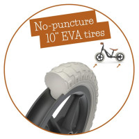 Chillafish Charlie 10"  līdzsvara velosipēds, melns, no 1,5  līdz 4 gadiem - CPCH01BLA