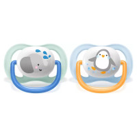 Philips Avent māneklītis Ultra Air Animals, 0-6M (2 gab), zēniem - SCF080/05