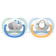 Philips Avent māneklītis Ultra Air Animals, 0-6M (2 gab), zēniem - SCF080/05