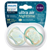 Philips Avent māneklītis Ultra Air Night, NEUTRAL 0-6M, (2gab) - SCF376/18