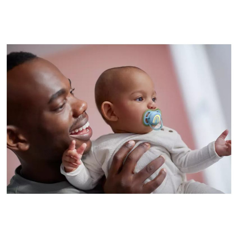 Philips Avent māneklītis Ultra Air Deco, rainbow, 0-6M (1 gab), zēniem - SCF086/03