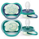 Philips Avent māneklītis Ultra Air Night, 6-18M, (2gab), zēniem - SCF376/13