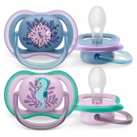 Philips Avent māneklītis Ultra Air, 6-18M (2 gab), meitenēm - SCF085/61