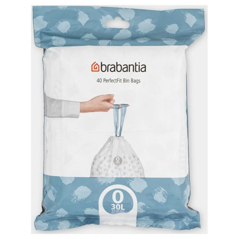 Brabantia atkritumu tvertņu maisiņi, 30 l, (O) (40 gab) - 124846