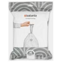 Brabantia maisiņi H 50-60L (iepak. 40gab.), balts - 138744