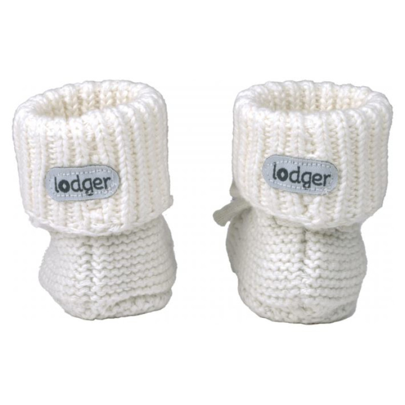 Lodger Slipper Knit čībiņas, Cloud Dancer, 0-6m - SLK 101_0-6