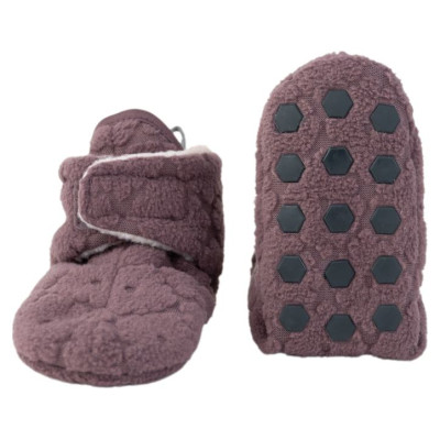 Lodger Slipper Folklore Fleece čībiņas, Mauve, 12-18m - SL 330_12-18