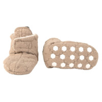 Lodger Slipper Folklore Fleece čībiņas, Beige, 12-18m - SL 630_12-18