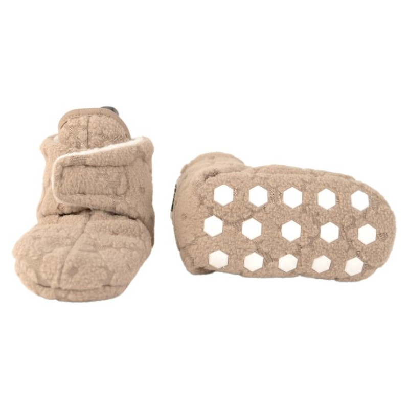 Lodger Slipper Folklore Fleece čībiņas, Beige, 12-18m - SL 630_12-18