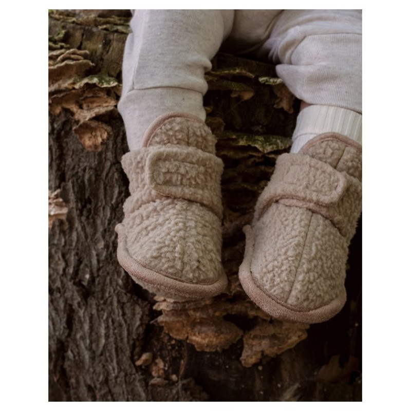 Lodger Slipper Teddy čībiņas, Beige, 12-18m - SLT 630_12-18