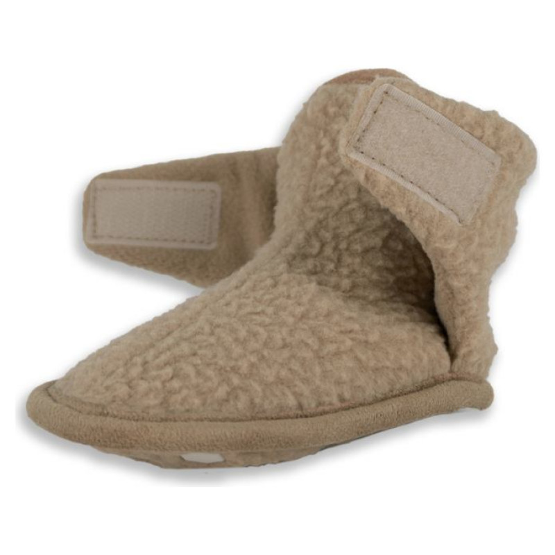 Lodger Slipper Teddy čībiņas, Beige, 6-12m - SLT 630_6-12