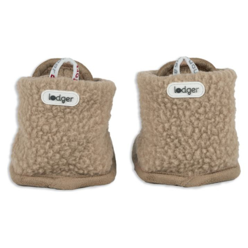Lodger Slipper Teddy čībiņas, Beige, 6-12m - SLT 630_6-12