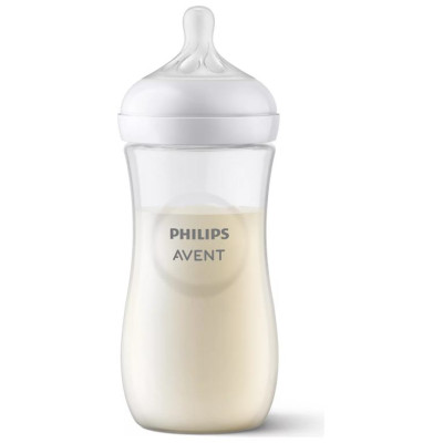 Philips Avent Natural Response baro&scaron;anas pudelīte 330 ml, ātras plūsmas knupītis, 3m+ - SCY906/01
