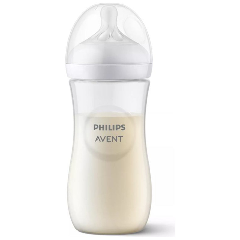 Philips Avent Natural Response baro&scaron;anas pudelīte 330 ml, ātras plūsmas knupītis, 3m+ - SCY906/01