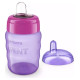 Philips Avent Easy Sip mācību krūzīte,  9M+, 260ml, silikona snīpis, rozā - SCF553/03