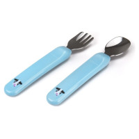 Kidsme karotīte un dakšiņa, Aquamarine, no 6 mēn. - 140301 AQ