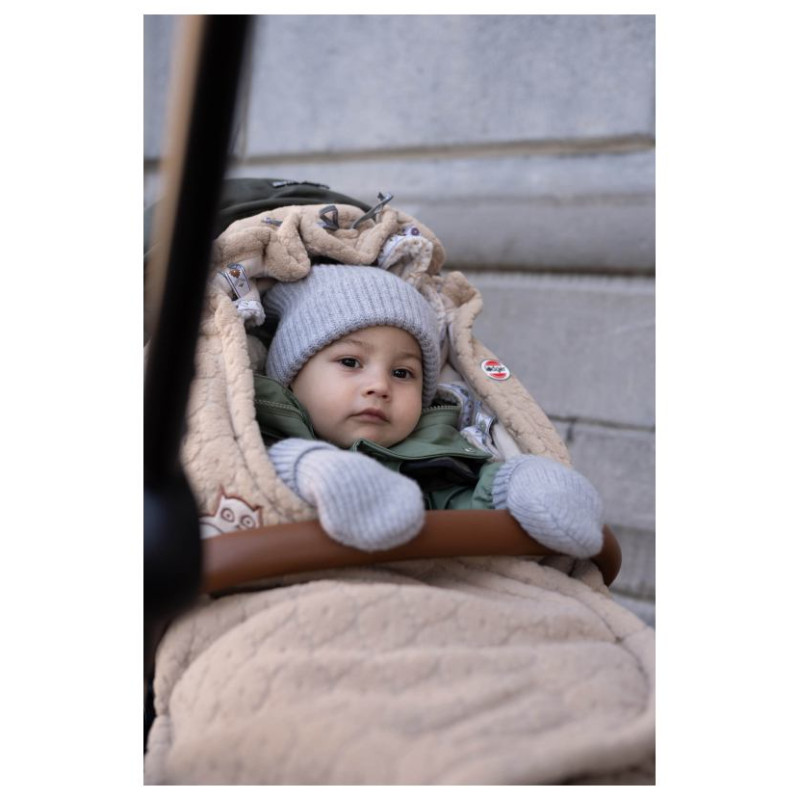 Lodger Hatter Folklore merino vilnas cepure, Drizzle, 6-12m - HTM 629_6-12