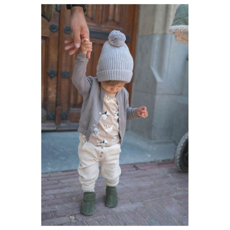 Lodger Hatter Folklore merino vilnas cepure, Drizzle, 6-12m - HTM 629_6-12