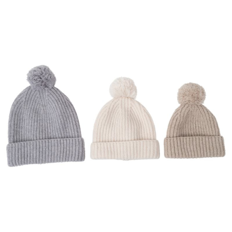 Lodger Hatter Folklore merino vilnas cepure, Drizzle, 6-12m - HTM 629_6-12