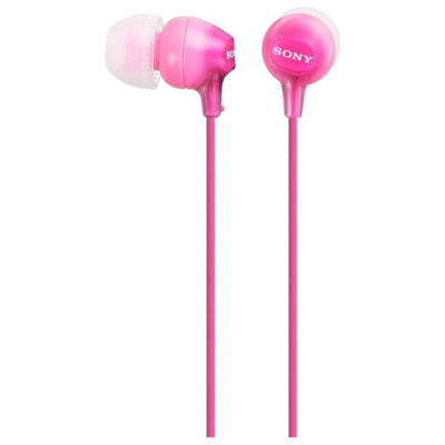 Sony in-ear austiņas (rozā) - MDR-EX15LPPI
