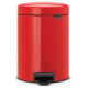 Brabantia atkritumu tvertne ar pedāli NewIcon, 5 l, Passion Red - 112089